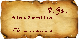 Volent Zseraldina névjegykártya